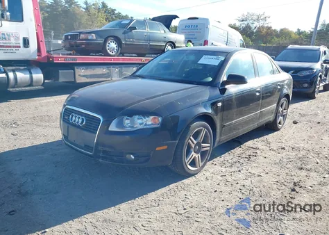 2007 Audi A4 2.0T из США, поврежденный, VIN WAUDF78E47A016020
